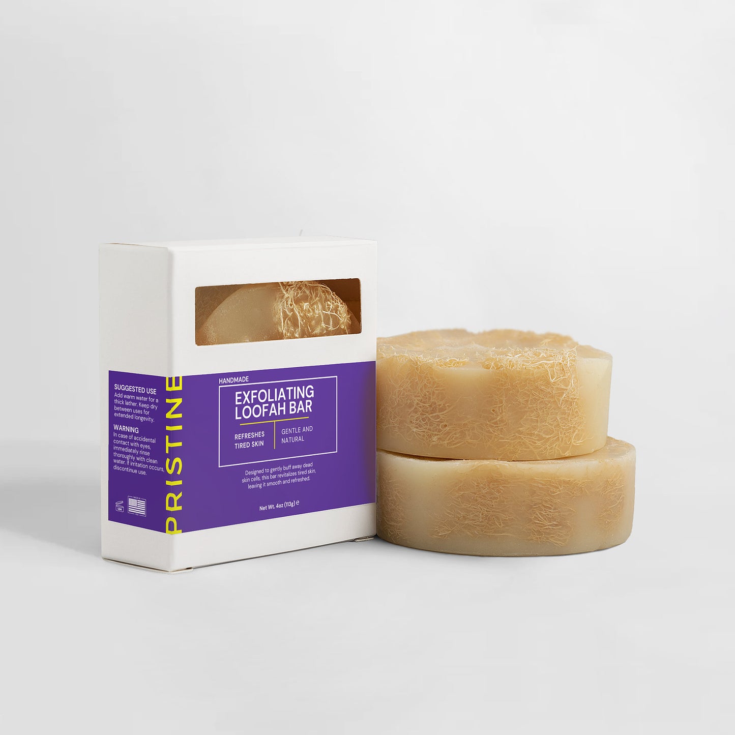 Exfoliating Hemp Loofah Bar