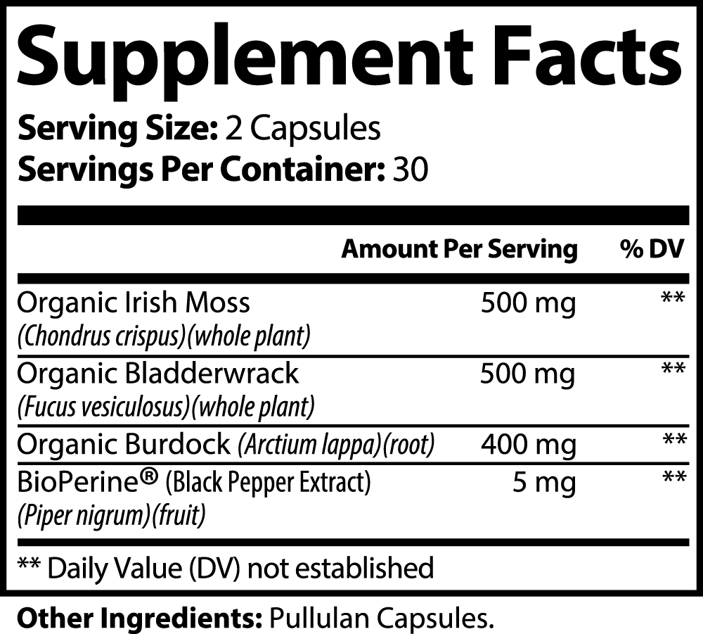 Sea Moss Blood Cleansing Boost